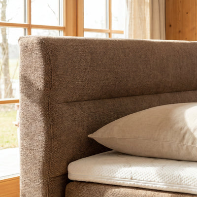 Boxspringbett Berlin Kopfteil Close Up – Material