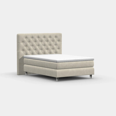 Boxspringbett 140 × 200 cm – Chesterfield