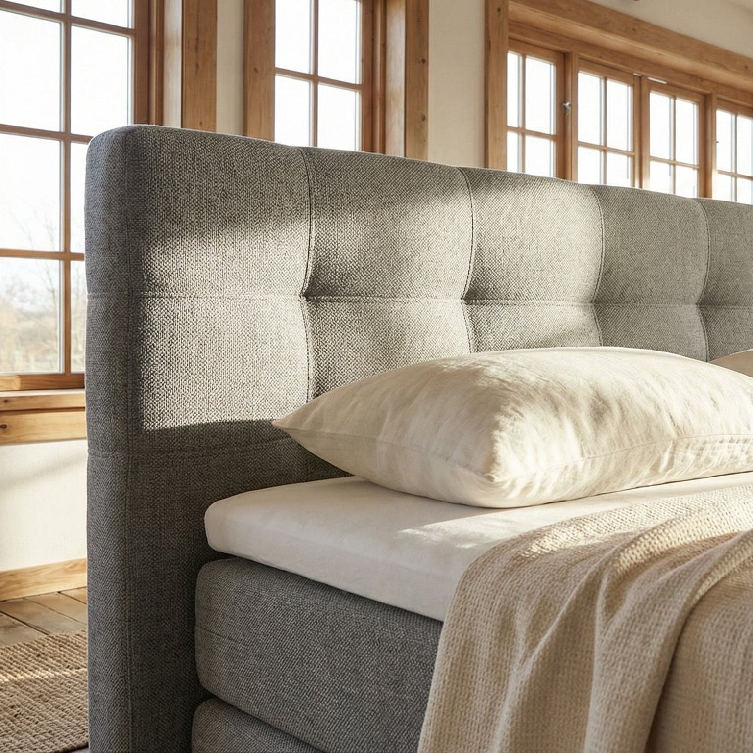 Boxspringbett Kopfteil London enjoy schlafsysteme