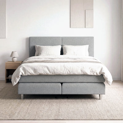 Boxspringbett 180x200 Stockholm Frontal Aufnahme