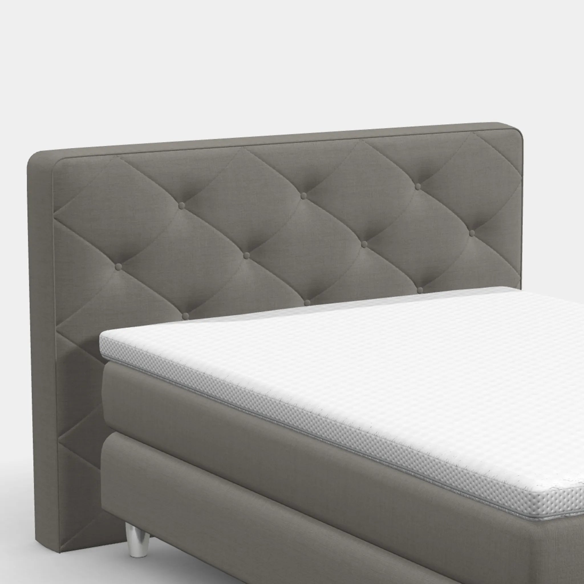 Boxspringbett 140 × 200 cm – York Button