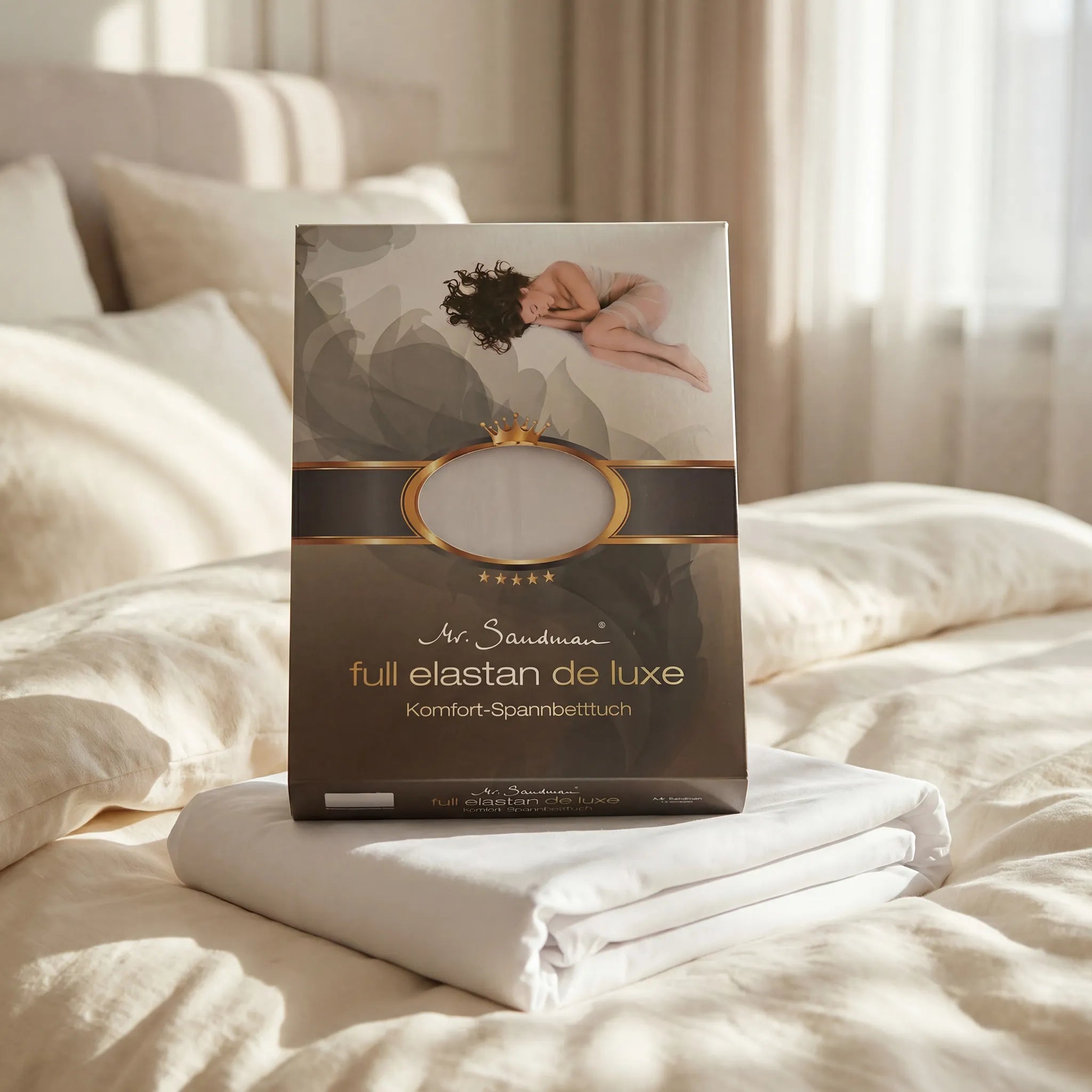 Topper-Spannbetttuch 200x220 cm