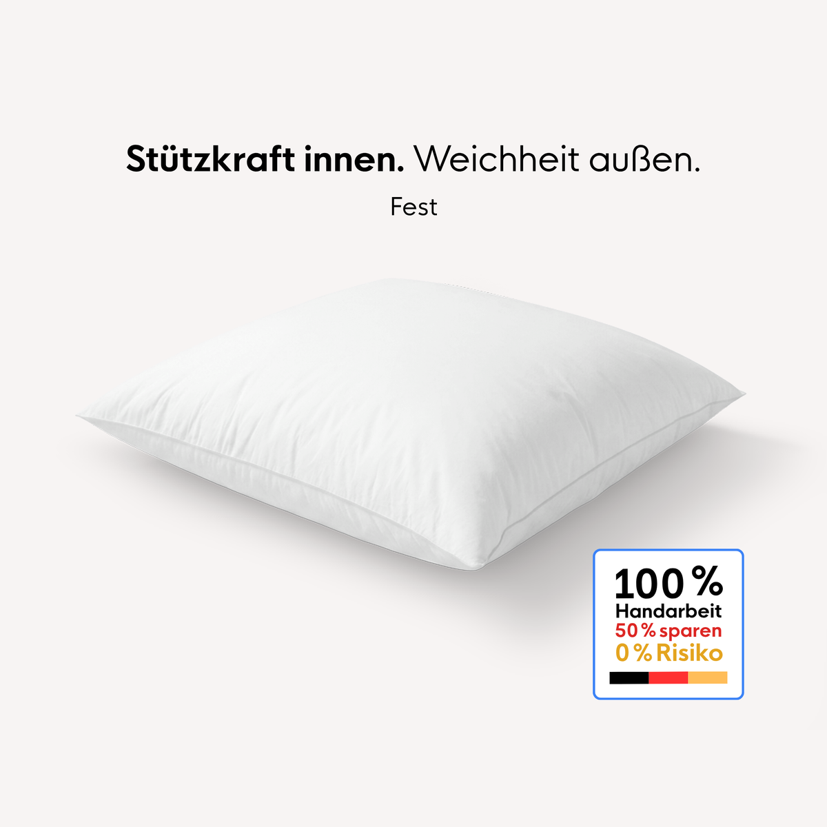 Daunen-3-Kammer-Kopfkissen