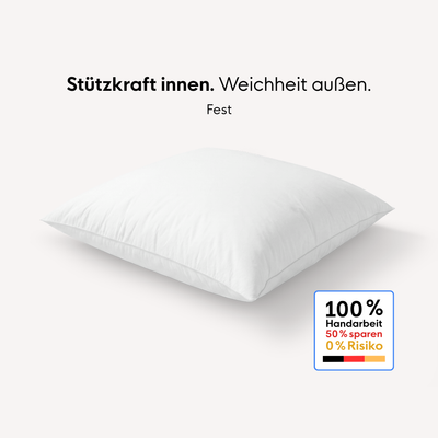 Daunen-3-Kammer-Kopfkissen