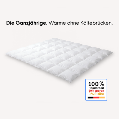 Daunen-Kassetten-Decke Plus - 240 x 220 cm | 7x6
