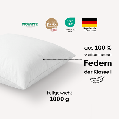 Feder-Kopfkissen