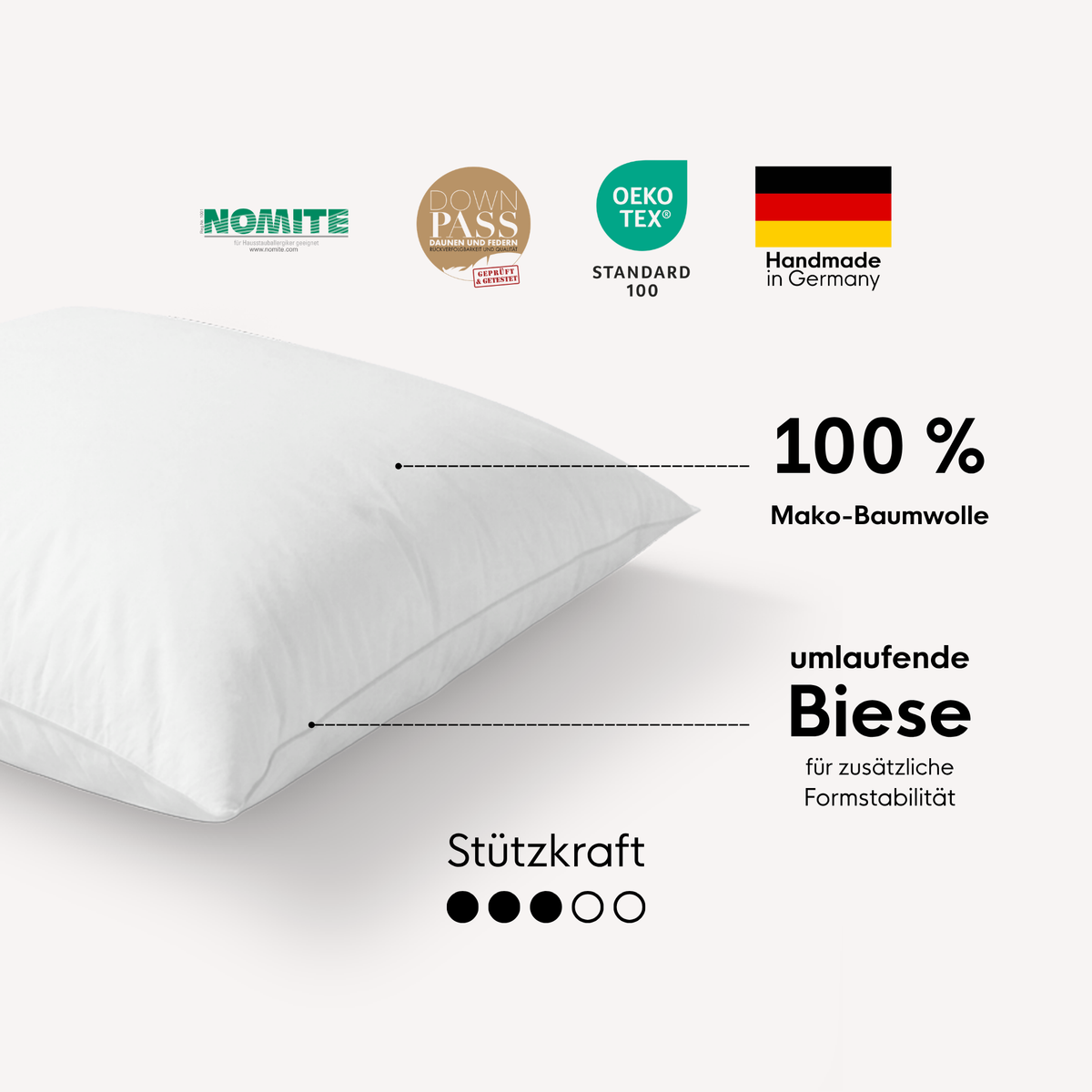 Feder-Kopfkissen