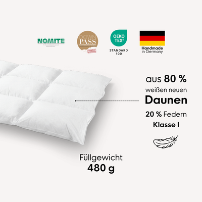 Kinder-Daunendecke - 100 x 135 cm