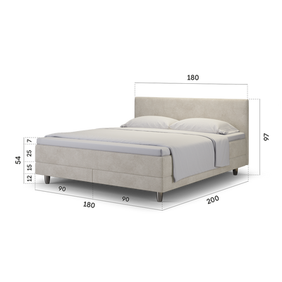 enjoy. neo | Boxspringbett classic beige