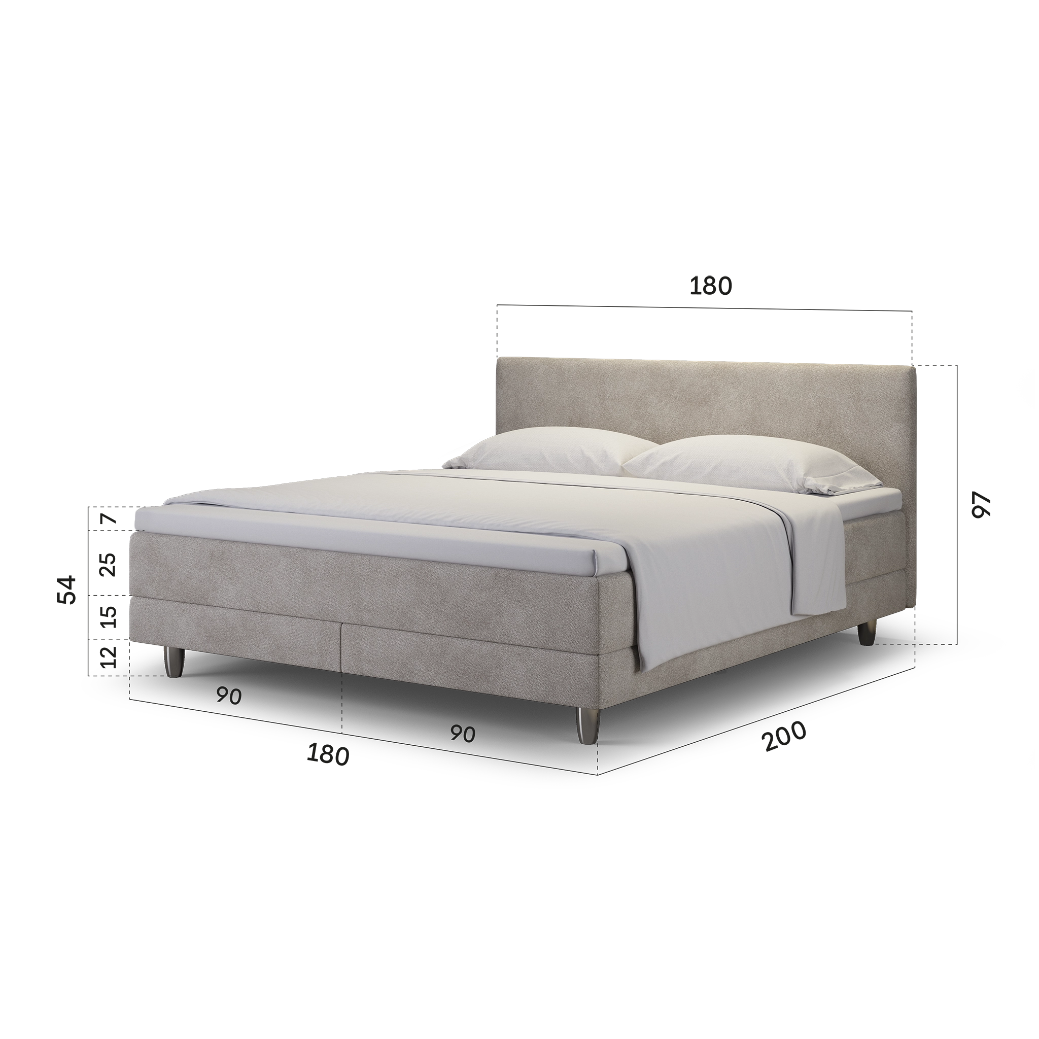 enjoy. neo | Boxspringbett classic natur