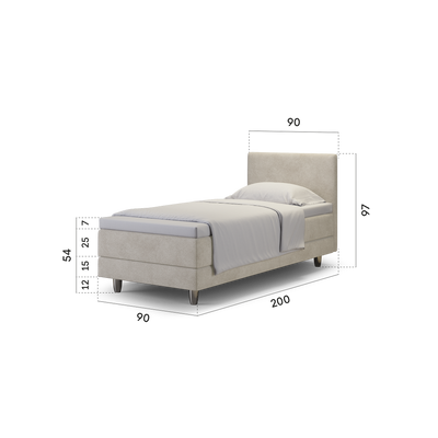 enjoy. neo | Boxspringbett classic beige