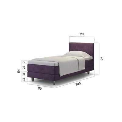 enjoy. neo | Boxspringbett classic lila