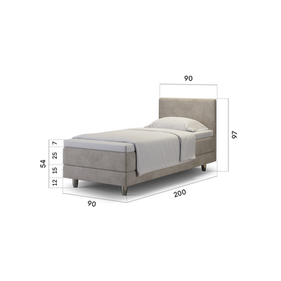 enjoy. neo | Boxspringbett classic natur