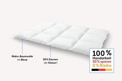 Kinder-Daunendecke - 100 x 135 cm