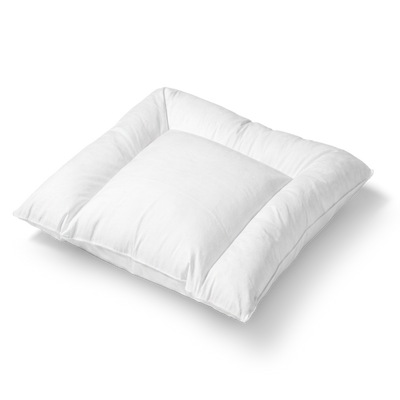 Baby-Daunen-Flachkissen mit U-Naht - 80 x 80 cm