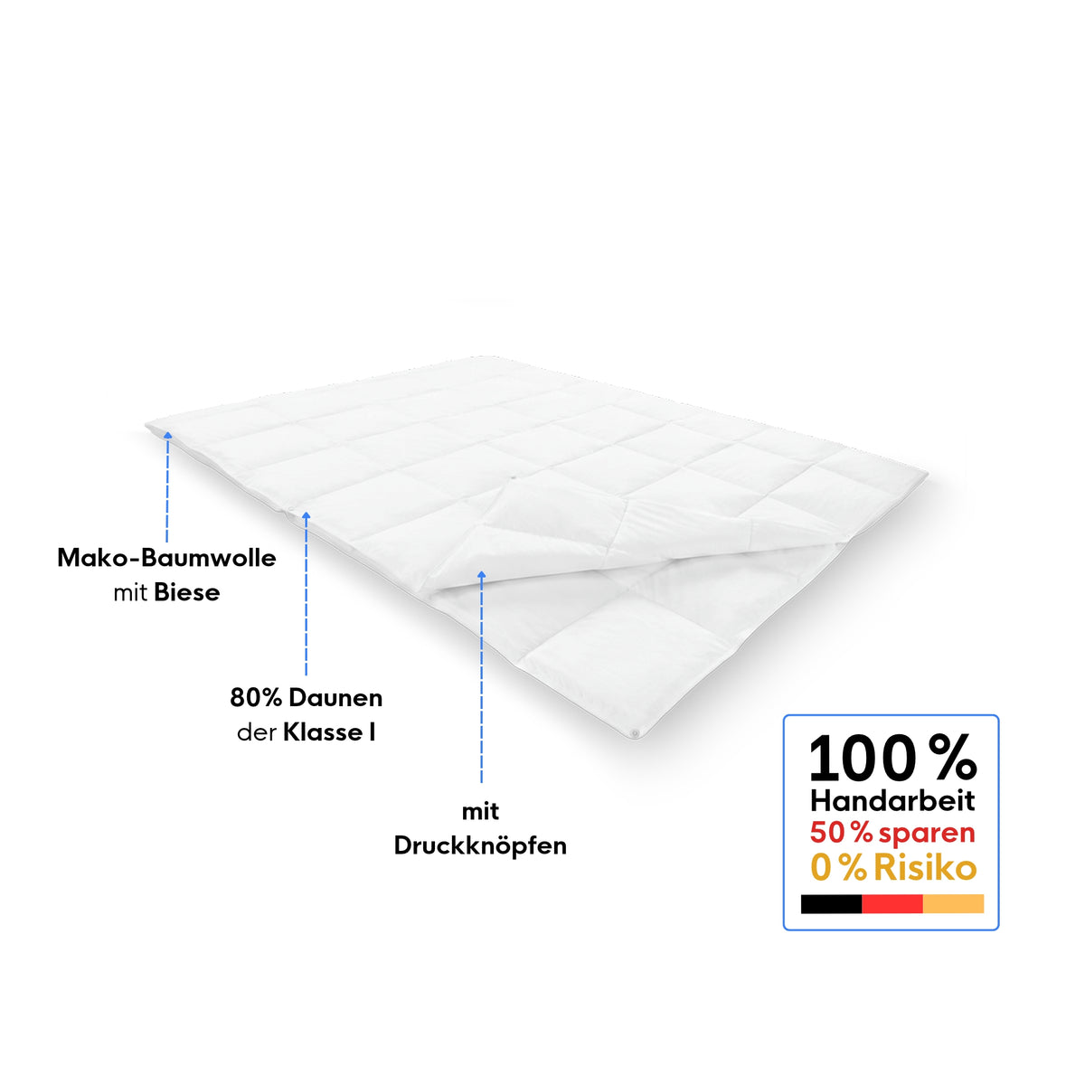 Junior-Daunen-Decke - 135 x 200 cm