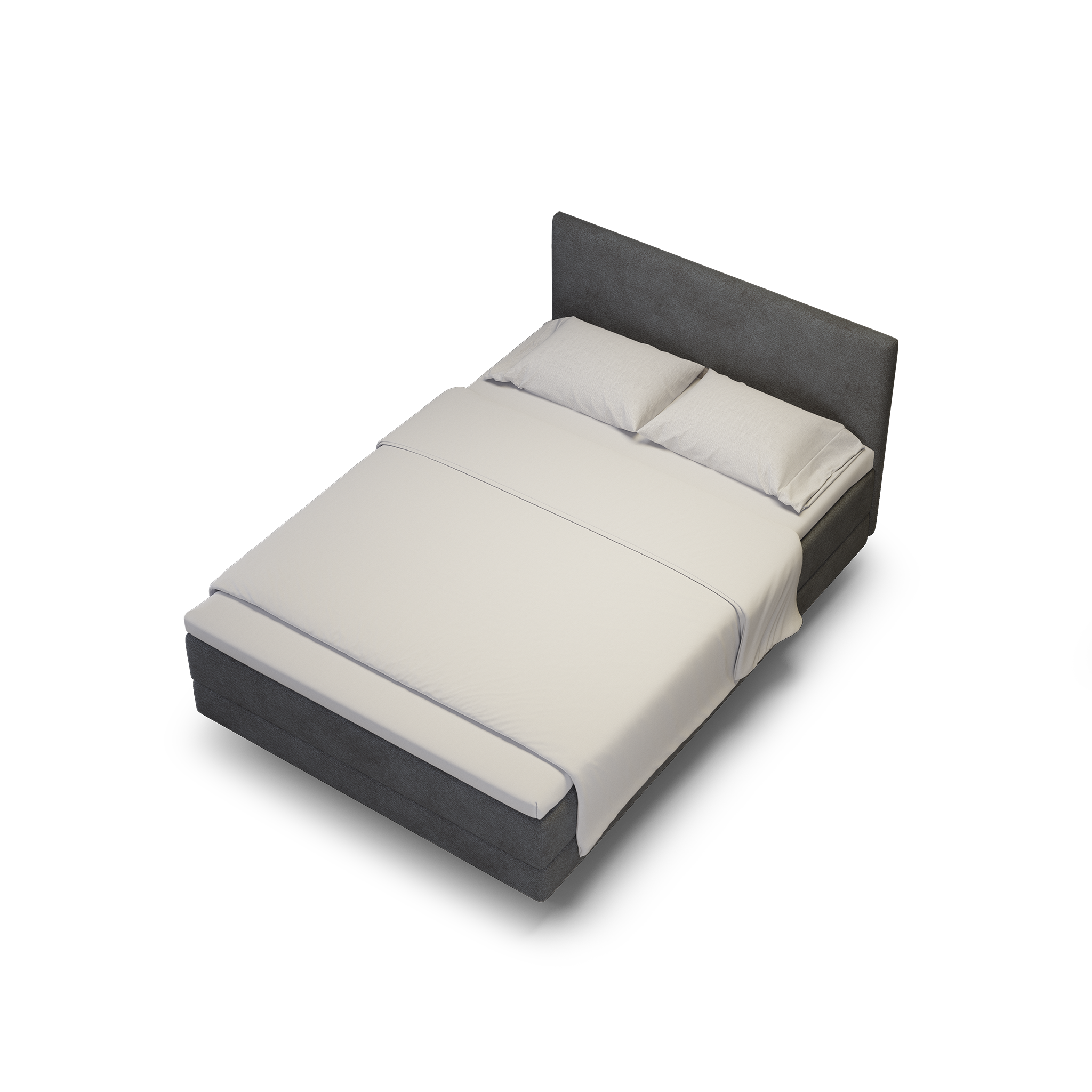 enjoy. neo | Boxspringbett classic anthrazit