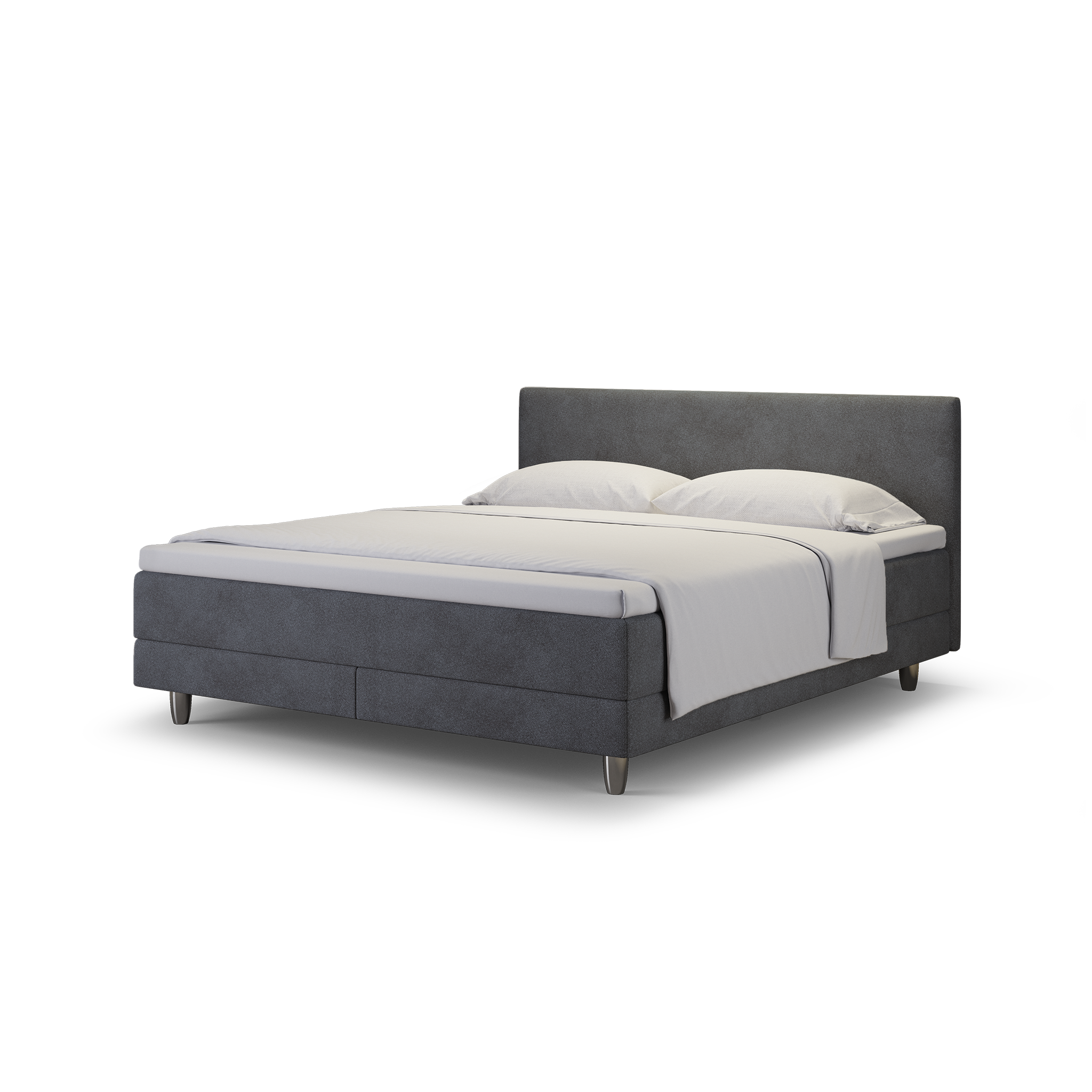 enjoy. neo | Boxspringbett classic anthrazit