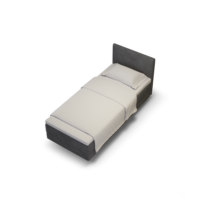 enjoy. neo | Boxspringbett classic anthrazit