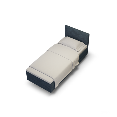 enjoy. neo | Boxspringbett classic blau