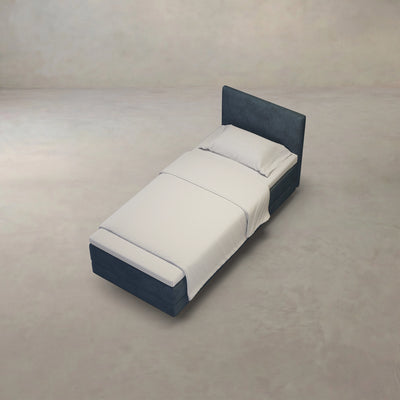 enjoy. neo | Boxspringbett classic blau