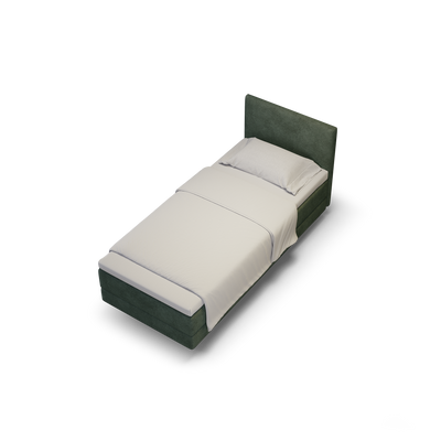 enjoy. neo | Boxspringbett classic grün