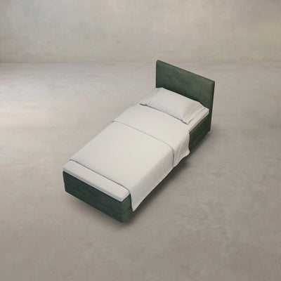 enjoy. neo | Boxspringbett classic grün