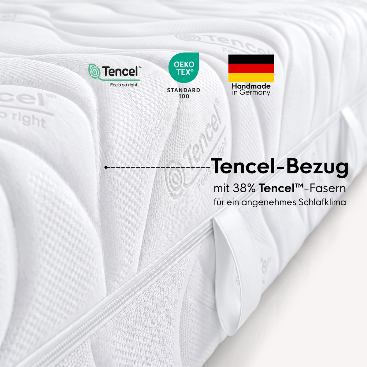 enjoy neo Matratze mit Topper (Tencel-Bezug)