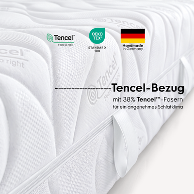 enjoy neo Matratze mit Topper (Tencel-Bezug)