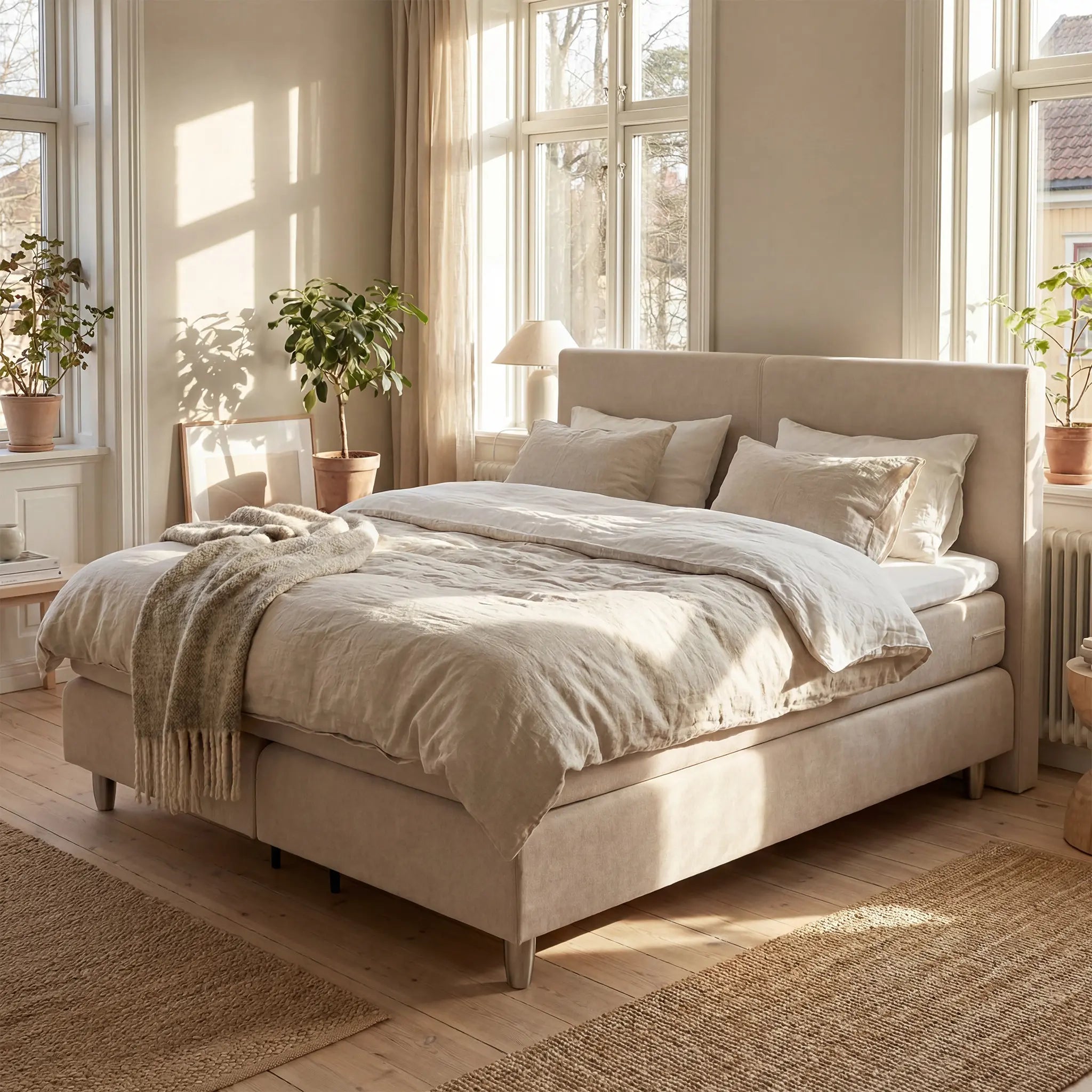 Boxspringbett 180 × 200 cm – Stockholm