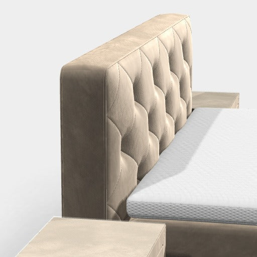 3D Custom Boxspringbett