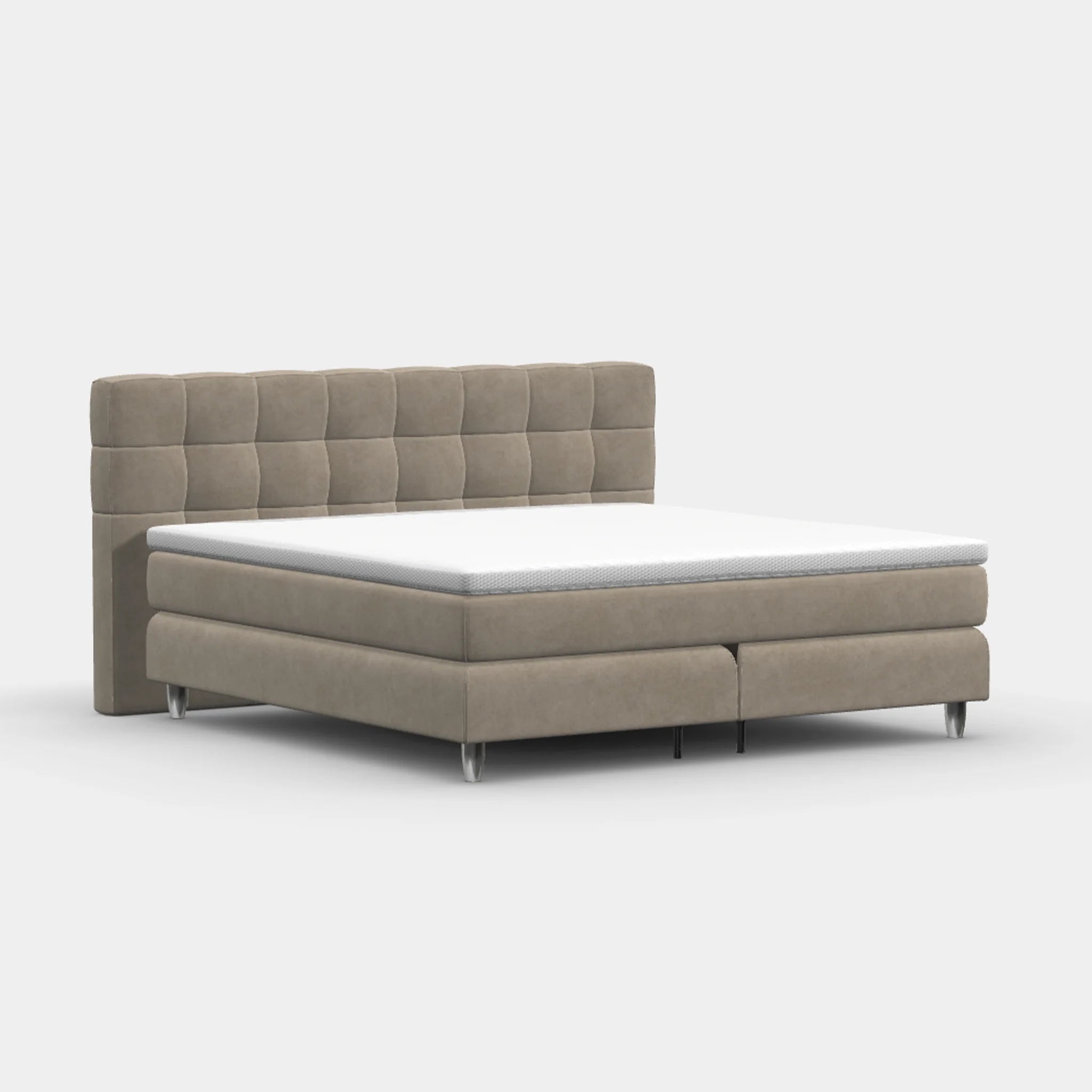 Boxspringbett 200 × 200 cm – Lissabon