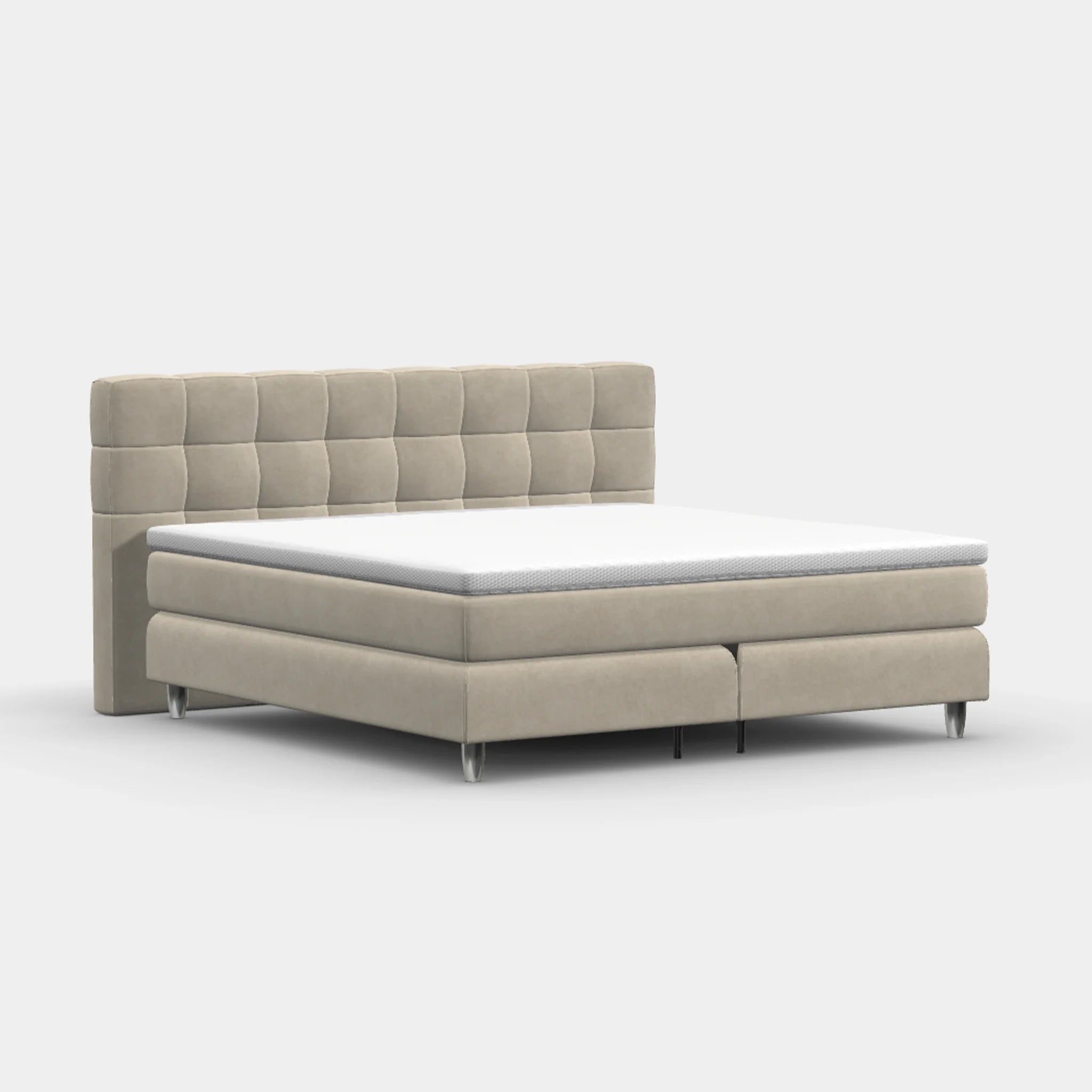 Boxspringbett 200 × 200 cm – Lissabon