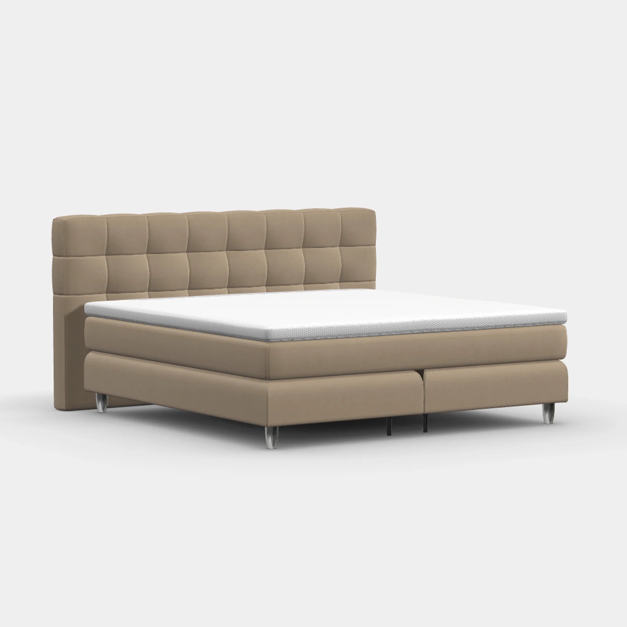 Boxspringbett 200 × 200 cm – Lissabon