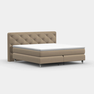 Boxspringbett 200 × 200 cm – York Button