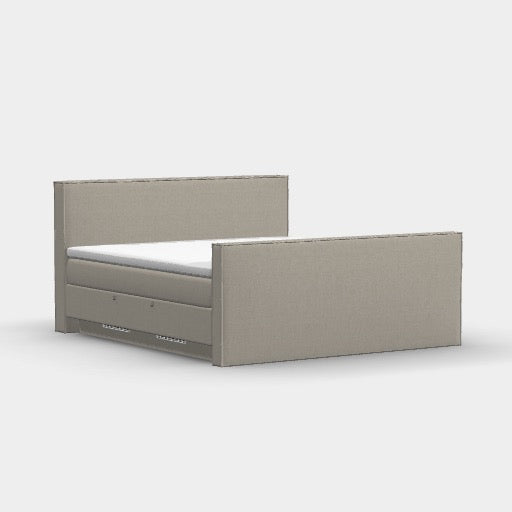 Boxspringbett 200 × 200 cm – Malmö
