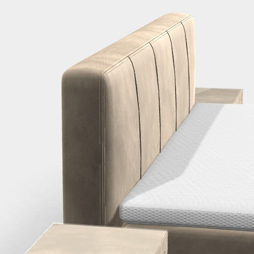 3D Custom Boxspringbett