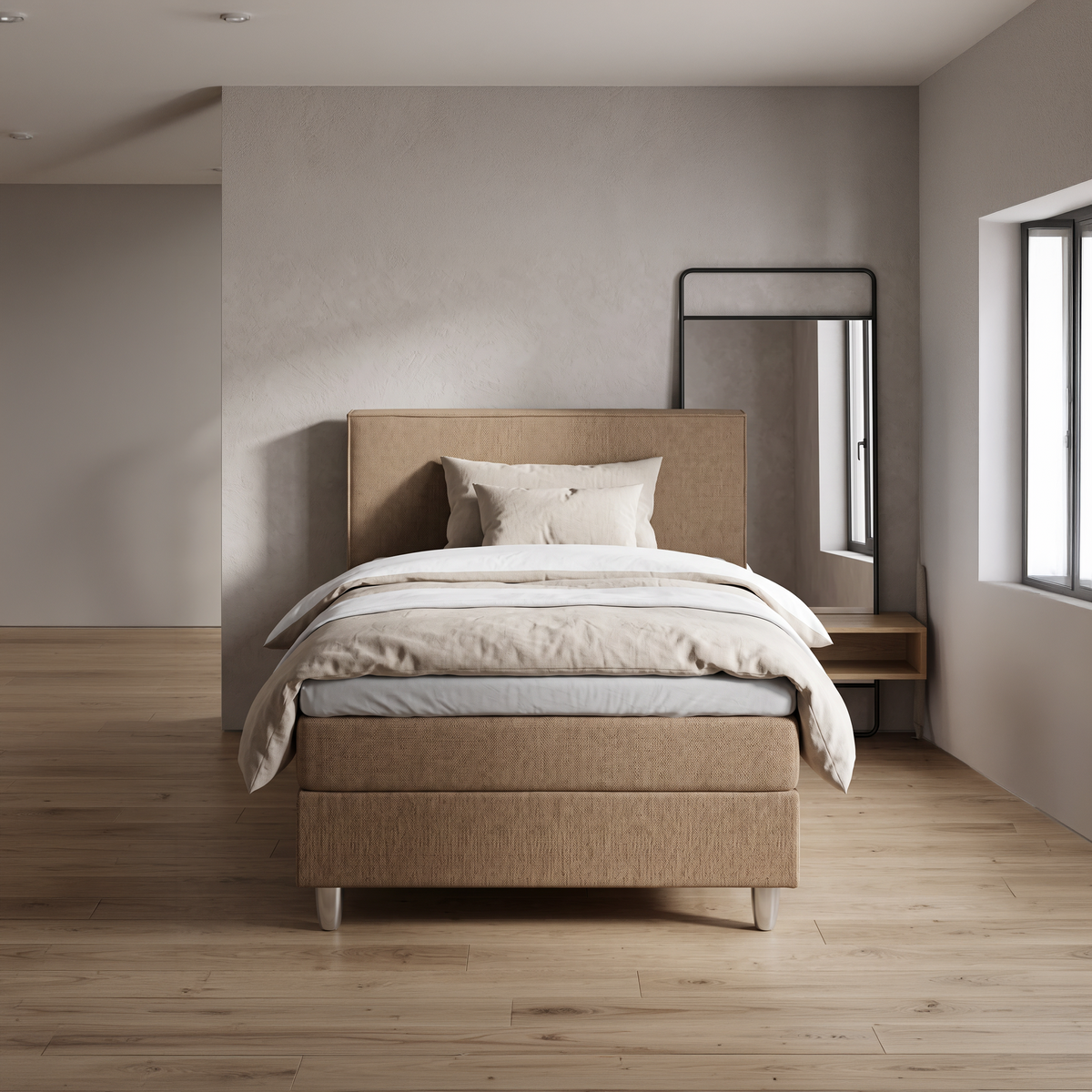 Boxspringbett 100 × 200 cm – Malmö