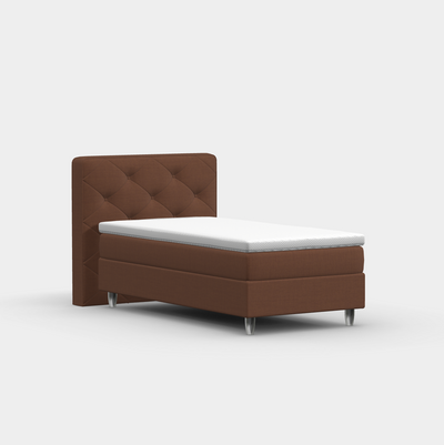 Boxspringbett 100 × 200 cm – York Button