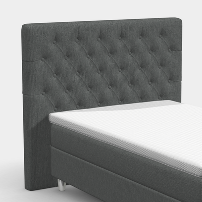 Boxspringbett 120 × 200 cm – Chesterfield