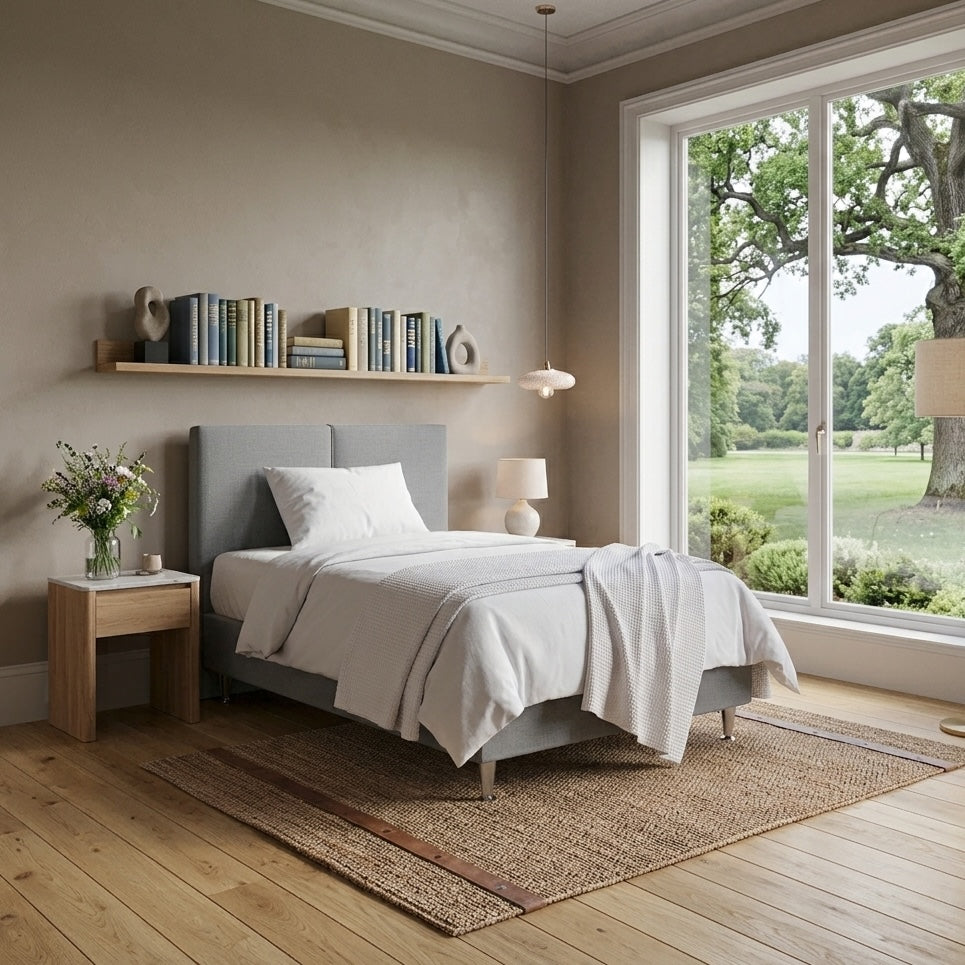 Boxspringbett 120 × 200 cm – Stockholm