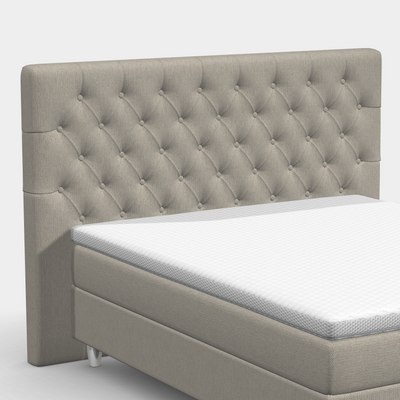 Boxspringbett 160 × 200 cm – Chesterfield
