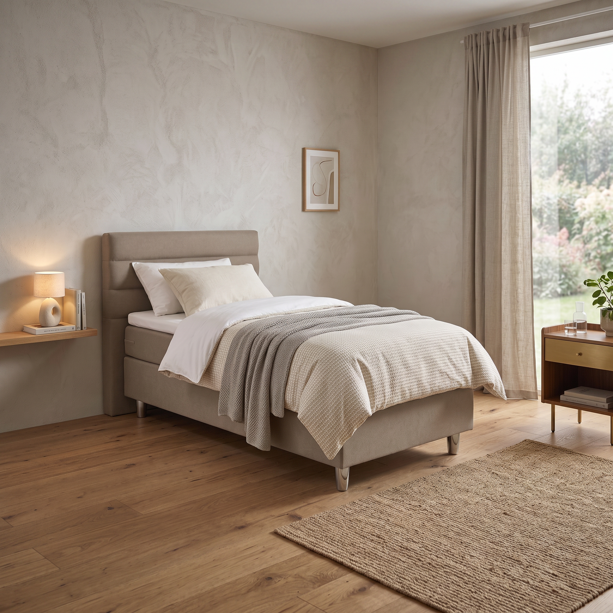 Boxspringbett 90 × 200 cm – Kent