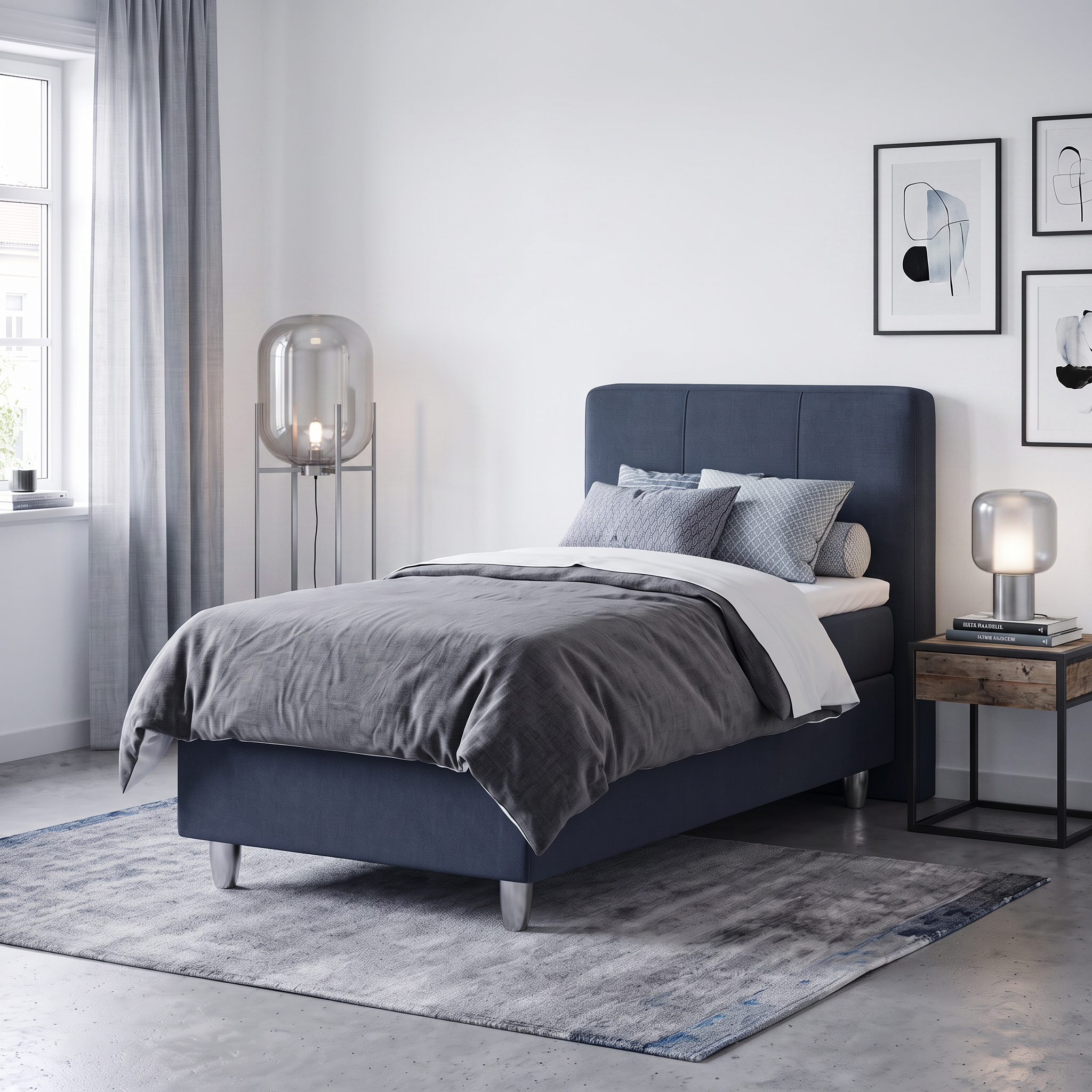 Boxspringbett 90 × 200 cm – Madison