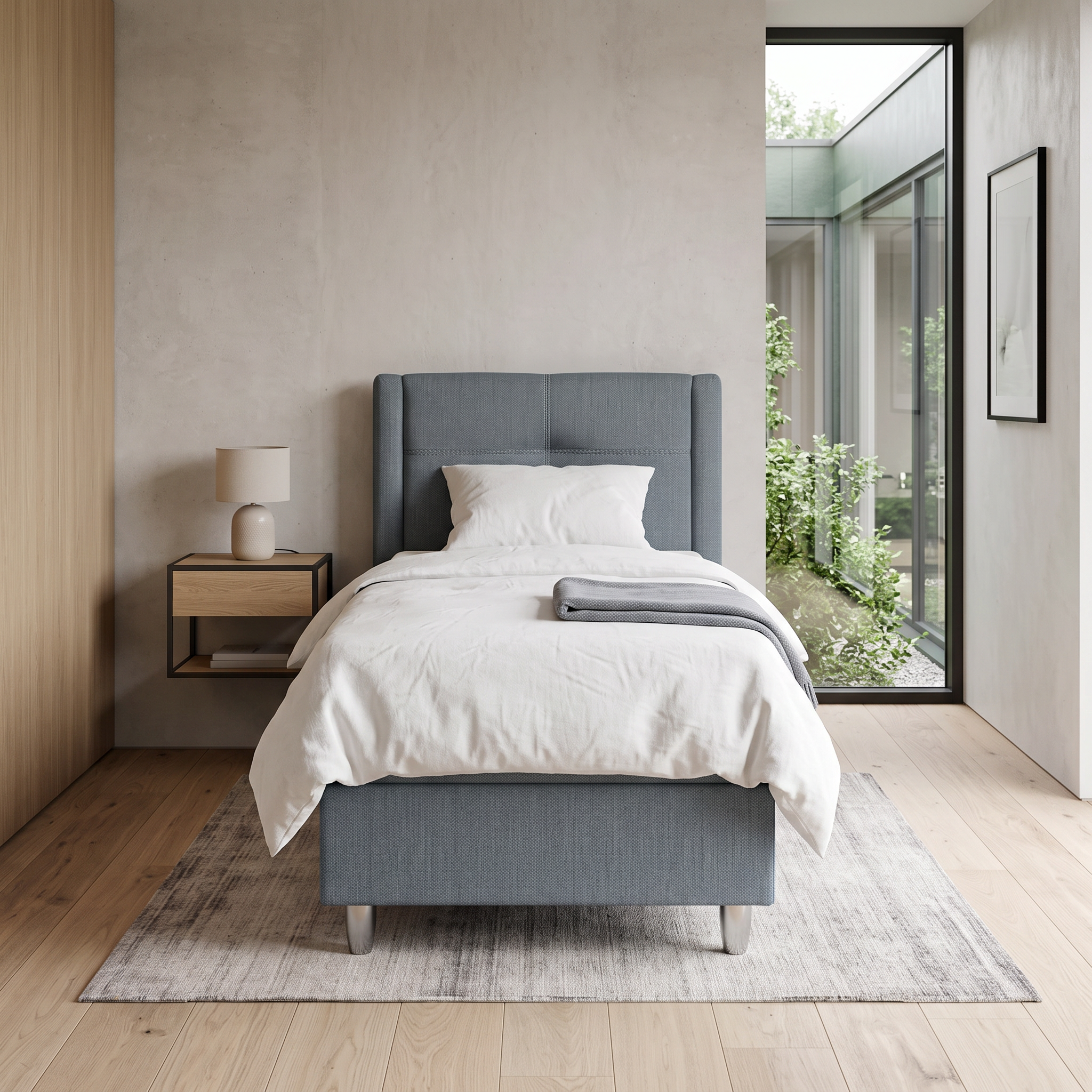Boxspringbett 90 × 200 cm – Palermo
