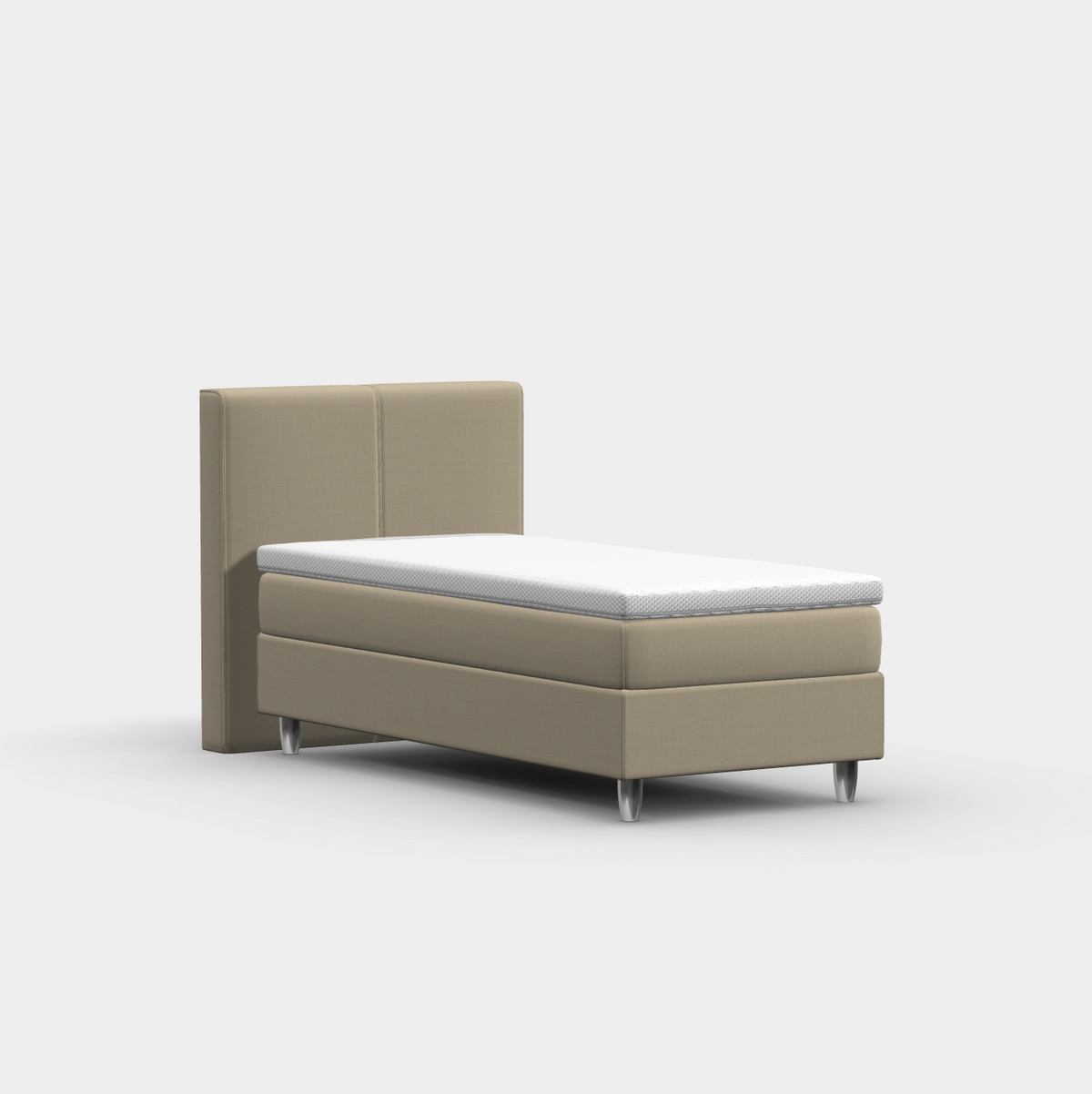 Boxspringbett 90 × 200 cm – Stockholm