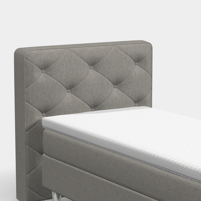 Boxspringbett 90 × 200 cm – York Button