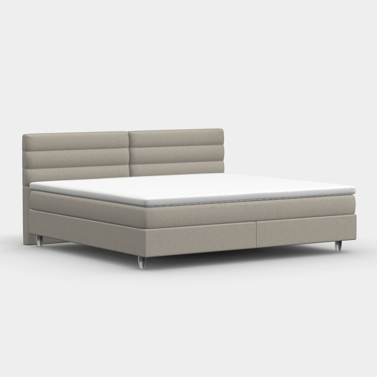 Boxspringbett in Überlänge 240 × 220 cm – Kent