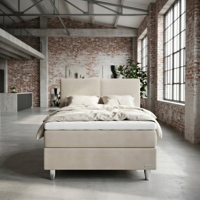 Boxspringbett 100 × 200 cm – Stockholm