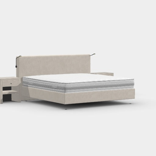 Boxspringbett 200 × 200 cm – Boston